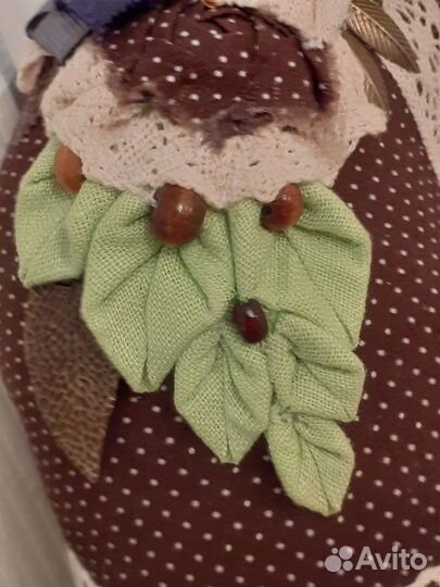 Интерьерная игрушка Улитка