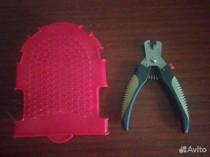 Щетка для собак, ножницы для когтей