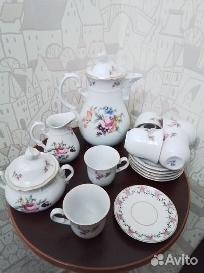 Сервиз кофейный Thun Чехословакия