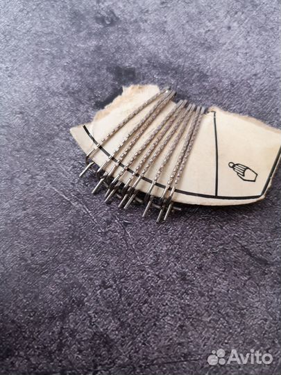 Зажим заколка для волос 15 шт. с застёжкой СССР