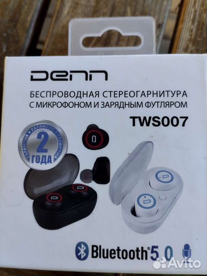 Беспроводные наушники Denn TWS 007