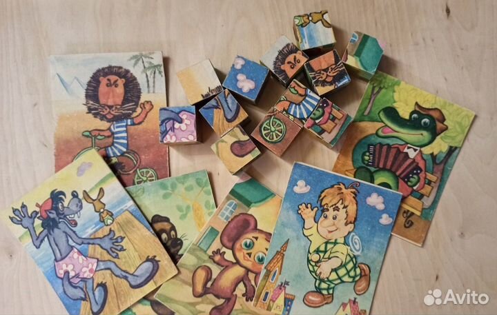 Кубики мультфильмы Игра СССР