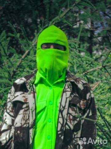 Балаклава двухсторонняя (зелёный, коричневый)