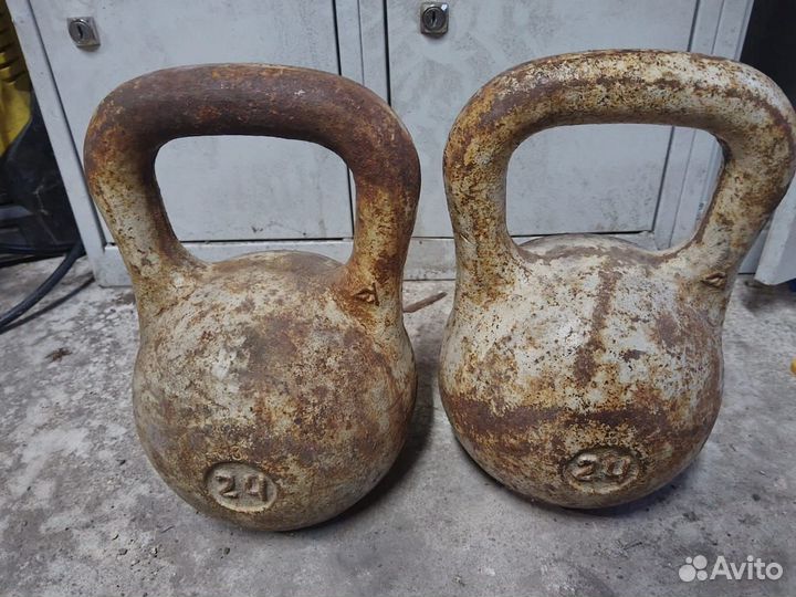 Гиря 24 кг СССР
