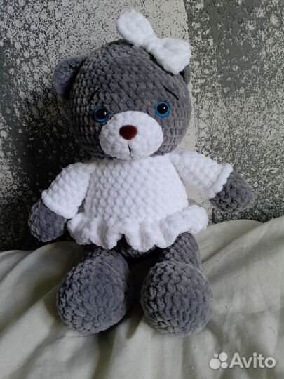 Мягкая игрушка заяц ручной работы