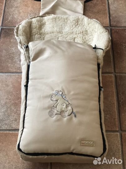 Конверт зимний на овчине Womar