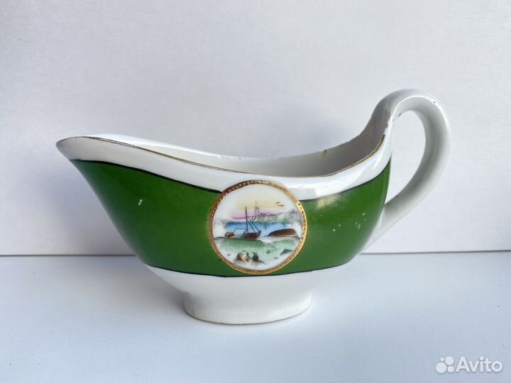 Соусник фарфор нкмп Пролетарий Мста СССР 1930
