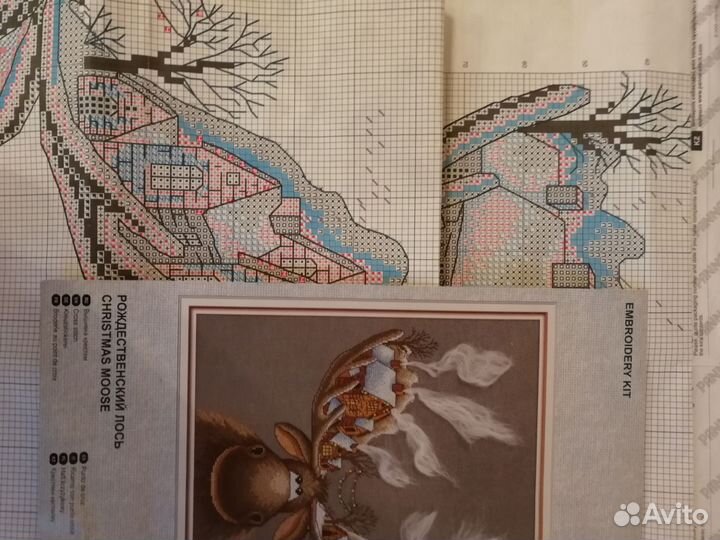 Набор для вышивания Рождественский лось