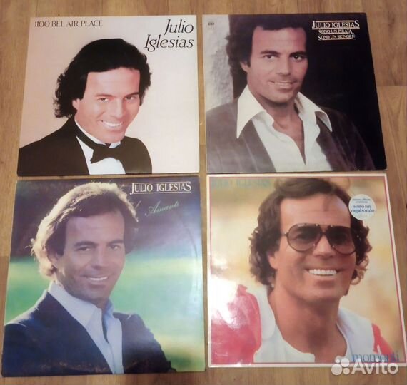 Julio Iglesias 1978г,1980г,1982г,1984г,Италия