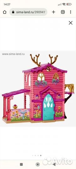 Домик Enchantimalsс мебелью и куклой