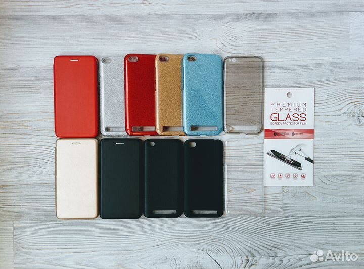 На Xiaomi redmi 5A стекло чехол поклейка