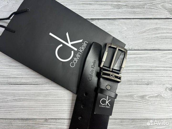 Ремень кожаный Calvin Klein мужской