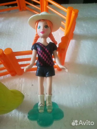 Polly pocket наездница с лошадкой