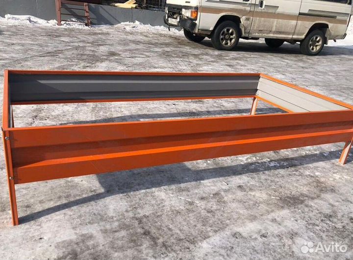 Грядка оцинкованная 1м х 1м х 22см