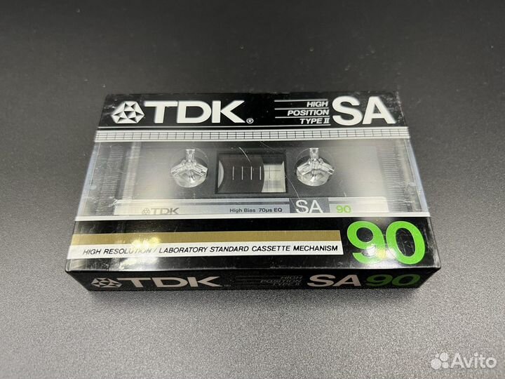 Запечатанная кассета TDK SA-90 1985г