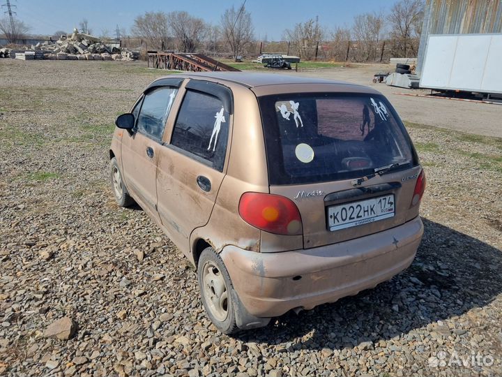 Daewoo matiz в разборе