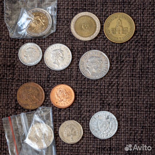 Монеты Южной и Центральной Америк (Карибы, Барбадо