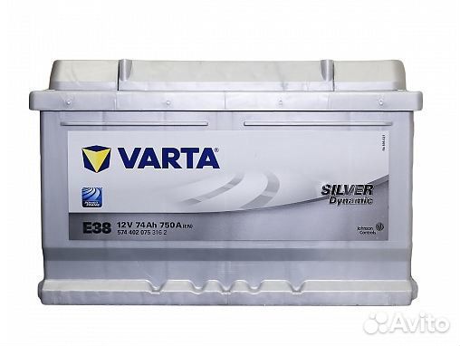 Аккумулятор варта е38