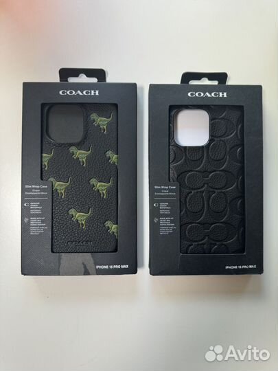 Чехлы Coach оригинал 15 Pro / Max