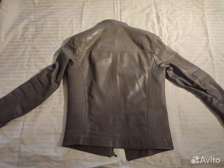 Кожаная куртка мужская бу без утеплителя