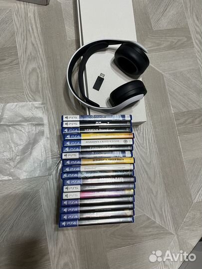 Диски для Sony PS4 /PS5 + наушники