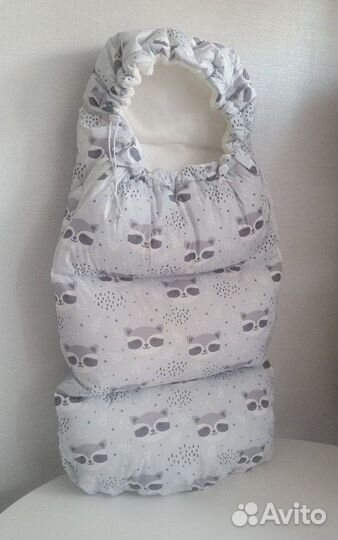 Конверт зимний для новорожденного