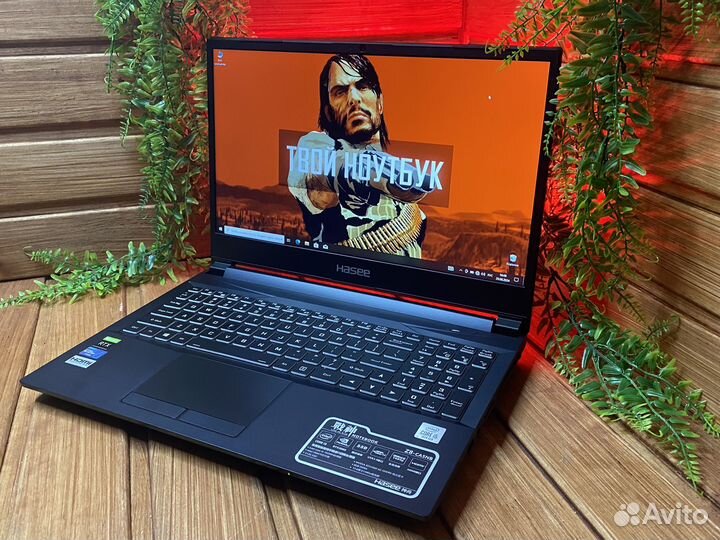 Мощный ноутбук Hasee i5/SSD/32Gb/RTX3060