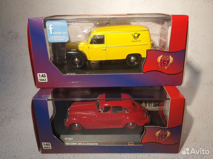 Модели автомобилей IST Models в масштабе 1:43