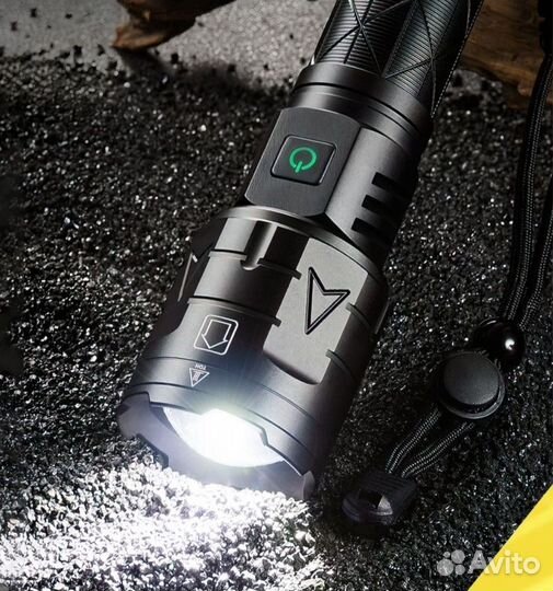 Фонарь сверхмощный аккумуляторный ручной светод