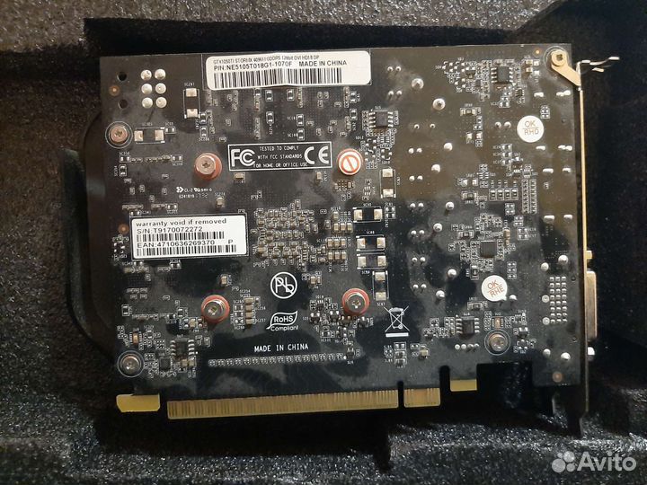 Видеокарта gtx 1050 ti 4gb