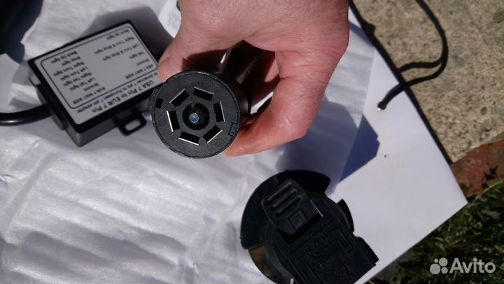 Переходник розетки фаркоп 7 pin USA на 7 pin E