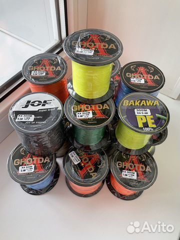 Плетеная леска,плетенка 300 метров