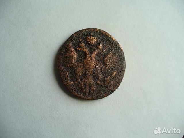 Полушка 1745г