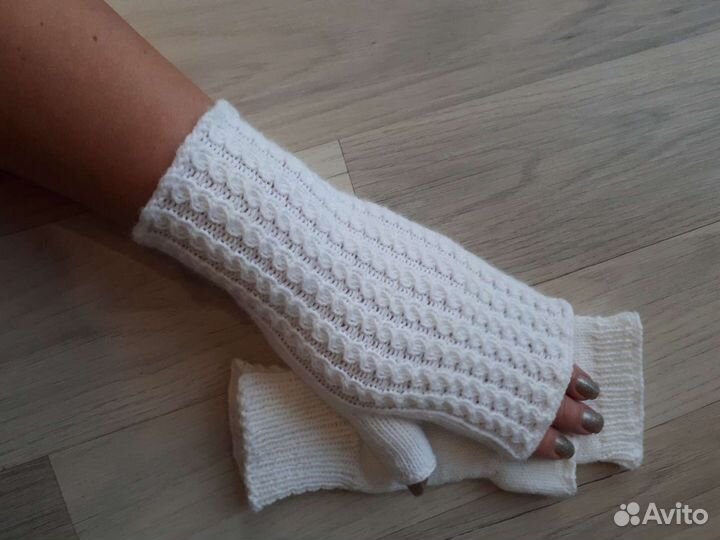 Митенки, варежки без пальцев