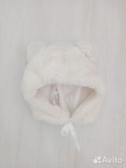 Б/у шапка меховая мишка