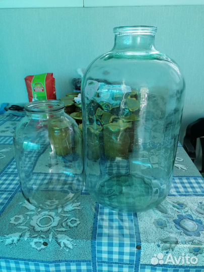 Банка 10 литров стеклянная