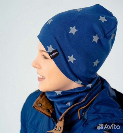 Снуд, шапка комплект весенний новый