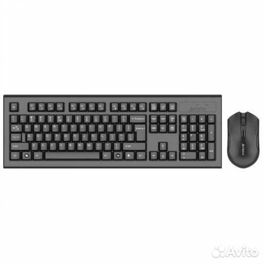 Клавиатура+мышь A4Tech 3000NS Black #376548