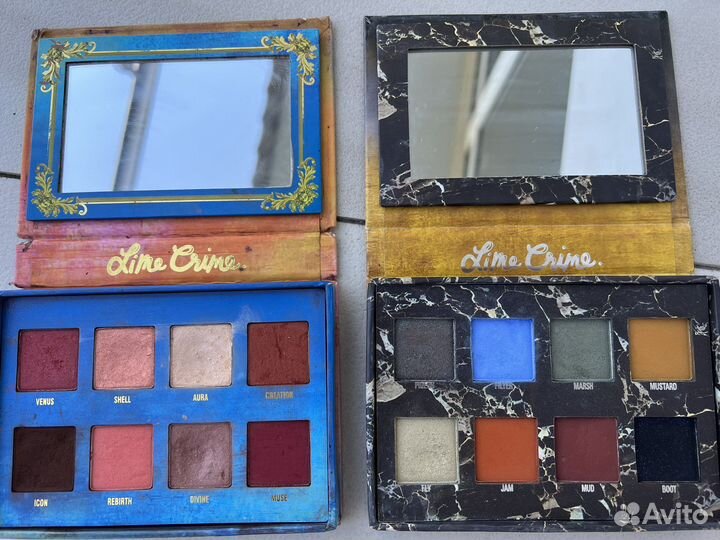 Палетка теней lime crime venus