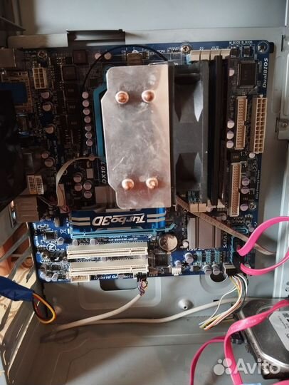 Материнская плата с процессором