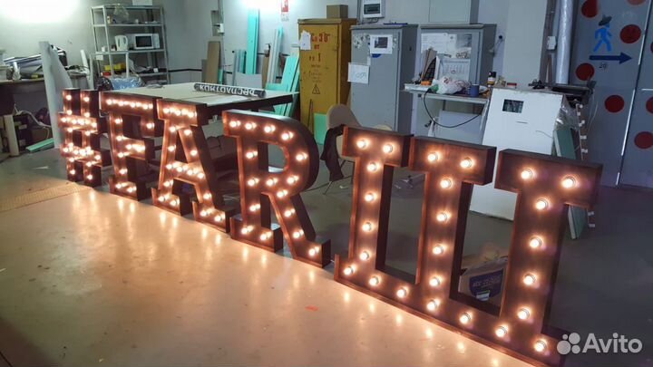 Вывески наружная реклама объемные буквы