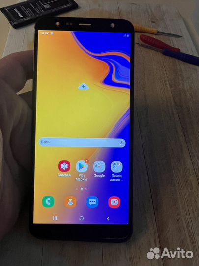 Дисплей Samsung galaxy j6 plus 2018 оригинал
