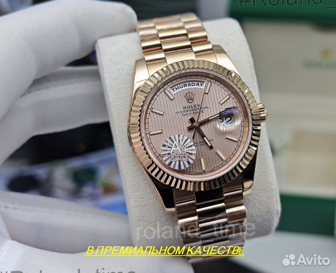 Шикарные мужские часы Rolex day-date