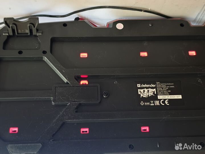 Клавиатура с подсветкой Defender doom keeper