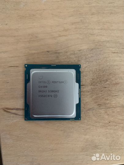 Процессор intel pentium G4500