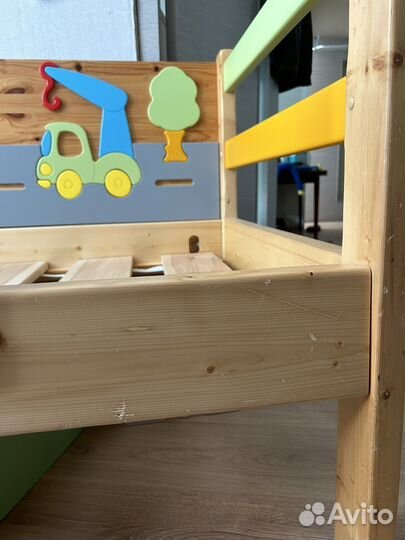 Кровать детская грузовик и матрас