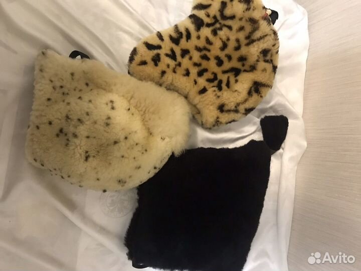 Детская шапка из меха