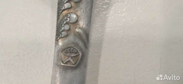 Набор 6 столовых ложек мельхиор