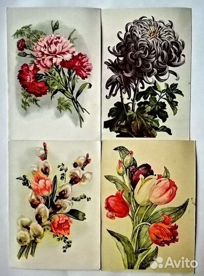 Открытки 50-х годов СССР