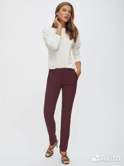 Брюки callista с кожаными вставками